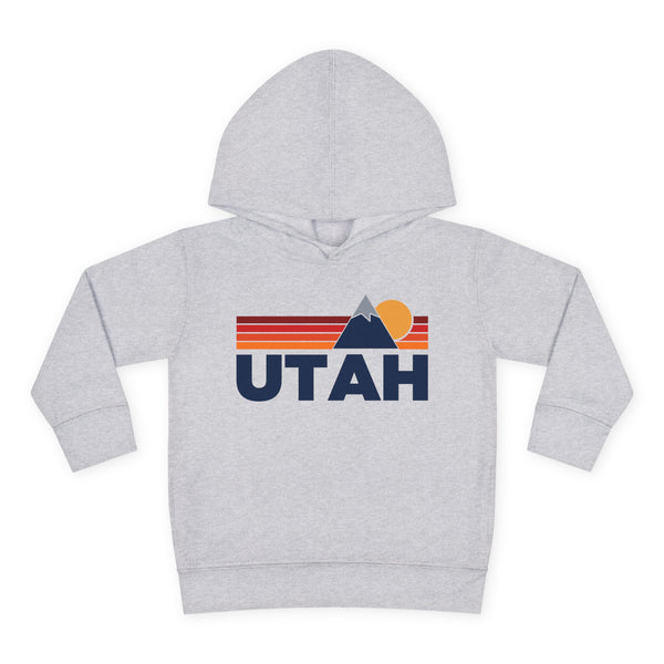 Utah Toddler Hoodie - Unisex Mountain Pullover Sweatshirt, Kids Hooded Jumper, Utah Souvenir