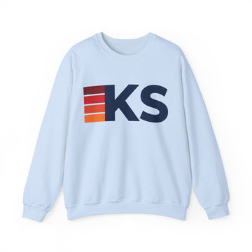 Buy light-blue Kansas Retro Sweatshirt | Retro Stripes Kansas