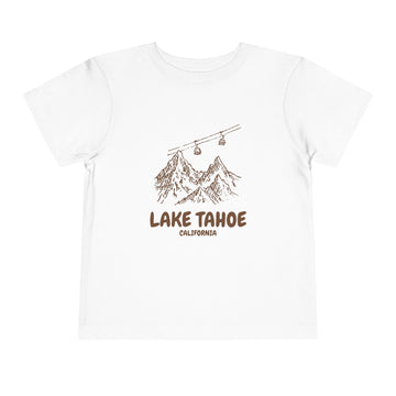 Lake Tahoe, California Toddler T-Shirt — Vintage Gondola Ski Mountain Tee - 0