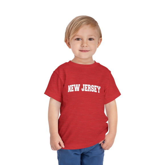 New Jersey Toddler Graphic Tee - Kids New Jersey Vacation Shirt