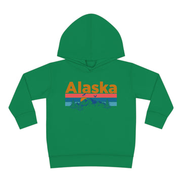 Buy kelly Alaska Toddler Hoodie - Retro Mountain Sun Unisex Alaska Toddler Sweatshirt