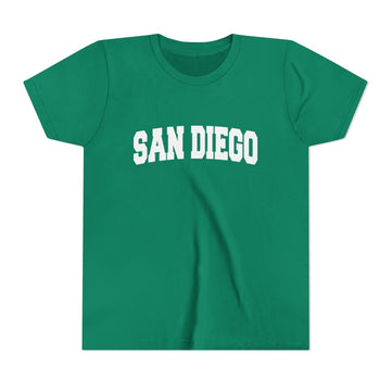 San Diego, California Youth Graphic Tee - Kids San Diego T Shirt - 0