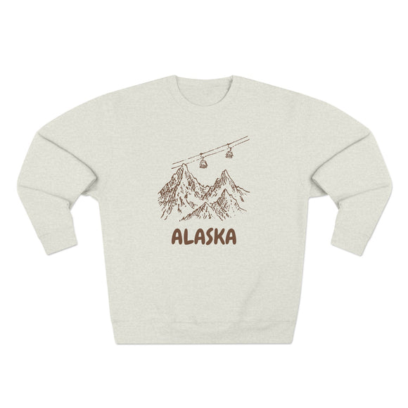 Premium Alaska Gondola Ski Mountain Sweatshirt
