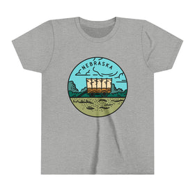 Nebraska Youth T-Shirt - Unisex Kids Nebraska Shirt