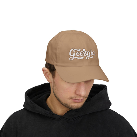 Georgia Dad Hat - Embroidered Georgia Classic Dad Cap
