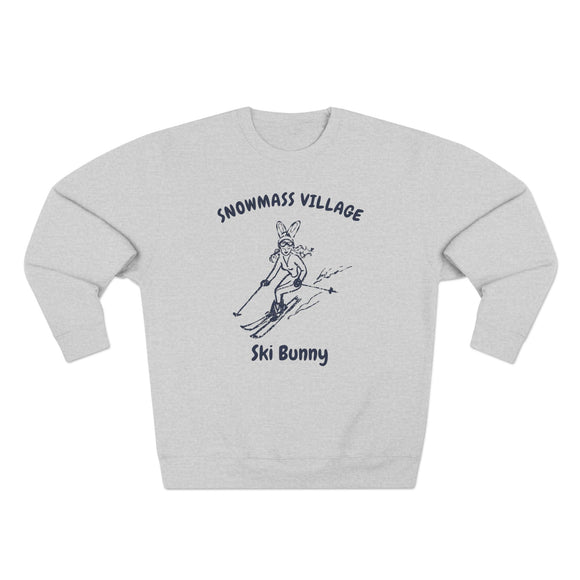 Premium Snowmass Village, Colorado Ski Bunny Sweatshirt
