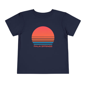 Palm Springs, California Toddler T-Shirt - Retro 80s Toddler Palm Springs Shirt