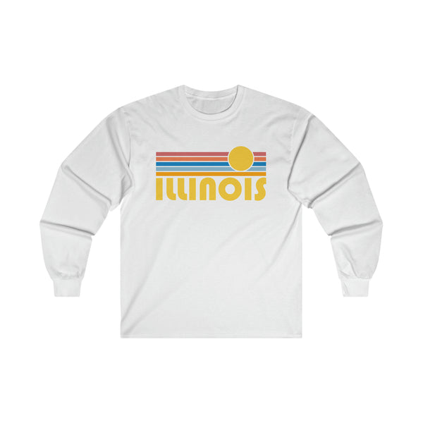 Illinois Long Sleeve Shirt - Retro Unisex Shirt