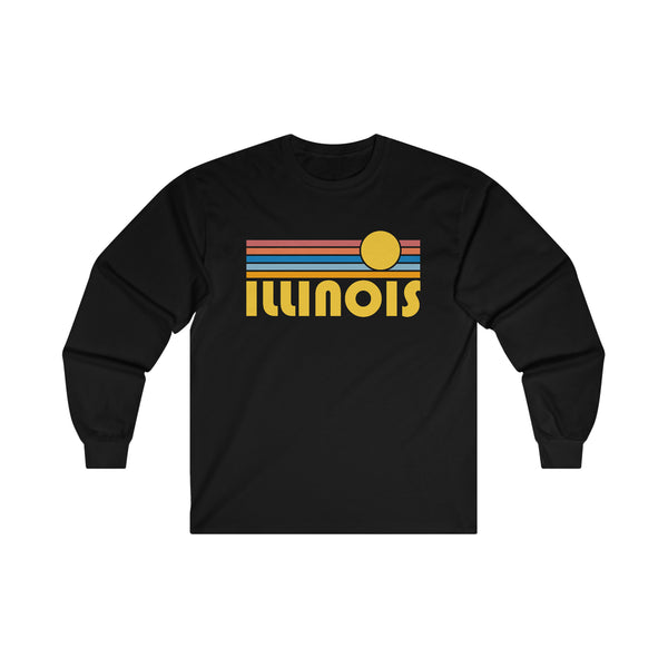 Illinois Long Sleeve Shirt - Retro Unisex Shirt