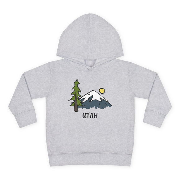 Utah Toddler Hoodie - Unisex Mountain Utah Toddler Sweatshirt
