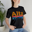 Alta, Utah Shirt - Mountain Sunset Unisex Alta T-Shirt-29