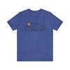 Vermont T-Shirt - Retro Unisex Vermont Shirt