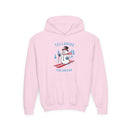Telluride, Colorado Youth Hoodie - Skiing Snowman Kids Telluride Hooded Sweatshirt-4