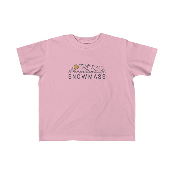 Snowmass, Colorado Toddler T-Shirt - Toddler Snowmass Shirt