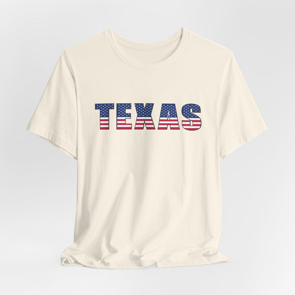 Texas T-shirt - Patriotic USA Stars Stripes Shirt