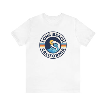 Buy white Long Beach, California T-Shirt - Unisex Long Beach Shirt