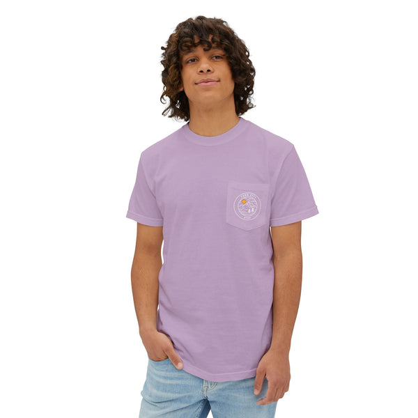 Park City, Utah Pocket Tee Shirt, Garment-Dyed Shirt, Mountain Graphic Tee, Comfort Colors
