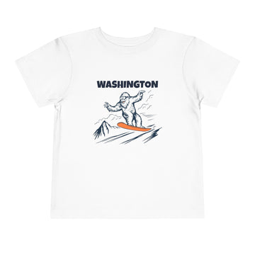 Washington Yeti Snowboard Toddler Tee - 0