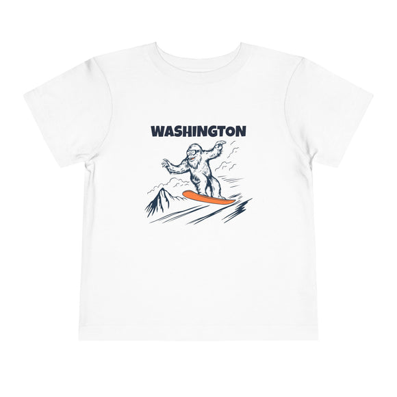 Washington Yeti Snowboard Toddler Tee