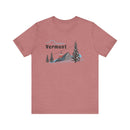 Vermont T-Shirt - Retro Ski Mountain Gondola Unisex Vermont Shirt-6