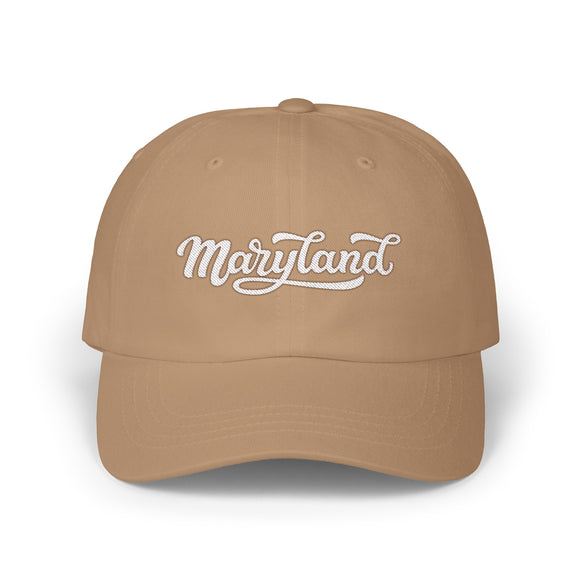 Maryland Dad Hat - Embroidered Maryland Classic Dad Cap