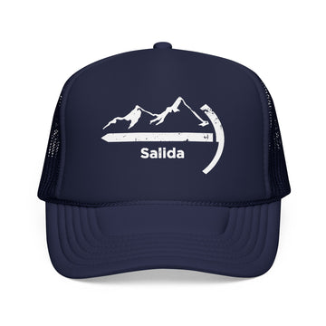 Salida, Colorado Trucker Hat - Foam Boulder Cap