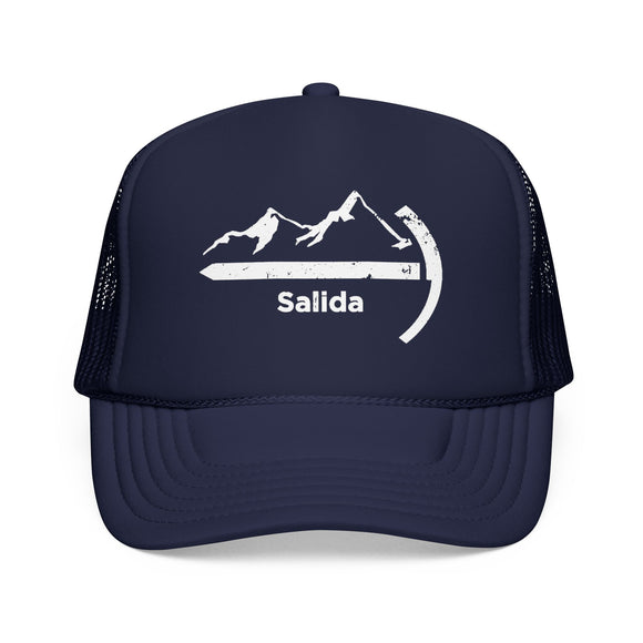 Salida, Colorado Trucker Hat - Foam Boulder Cap