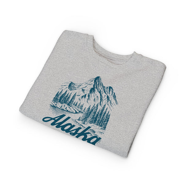 Alaska Toddler Sweatshirt - Alaska Toddler Crewneck Sweatshirt