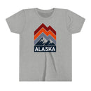 Alaska Youth Shirt - Retro Mountain Alaska Kid's T-Shirt-4