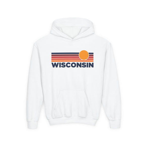 Wisconsin Youth Hoodie - Kids Wisconsin Hooded Sweatshirt