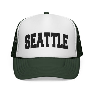 Buy dark-green Seattle, Washington Collegiate Style Trucker Hat