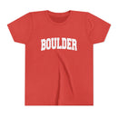 Boulder, Colorado Youth Graphic Tee - Kids Boulder T Shirt-5