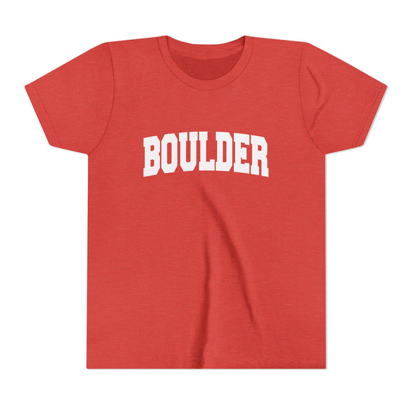 Boulder, Colorado Youth Graphic Tee - Kids Boulder T Shirt