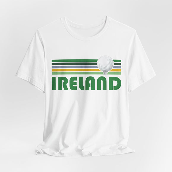 Golf Ireland T-Shirt - Retro Golf Unisex Ireland Shirt