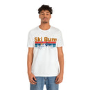 Ski Bum T-Shirt - Mountain Sunset Unisex Ski Bum Shirt-90