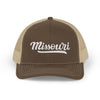 Missouri Snapback Trucker Cap - Embroidered Missouri Hat