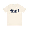 Vail, Colorado Graphic Tee, Casual T-Shirt, Vintage Style Shirt