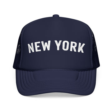 Buy dark-navy New York Trucker Hat - New York Cap