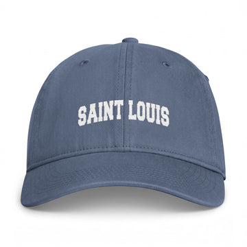 Buy blue-jean St Louis, Missouri Washed Baseball Cap - Vintage Coastal Comfort Colors