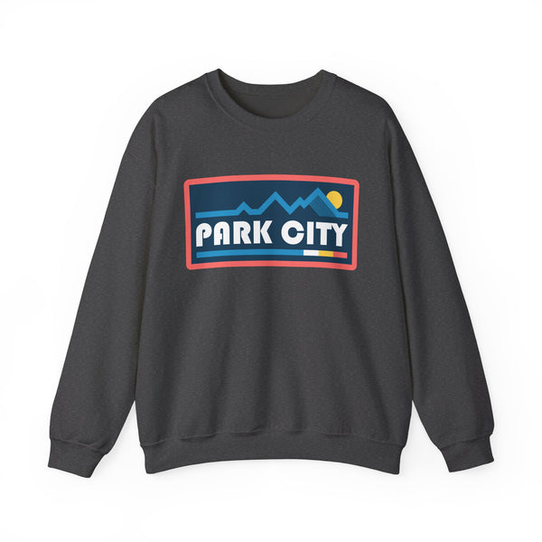 Park City, Utah Sweatshirt - Mountain Graphic Crewneck
