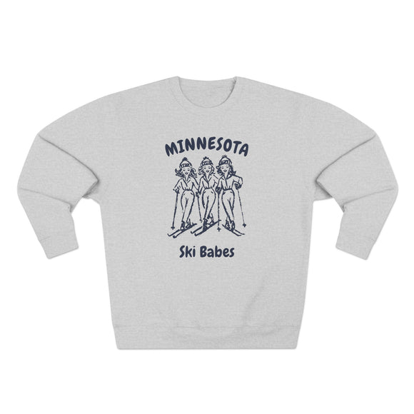 Premium Minnesota Ski Babes Sweatshirt
