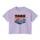 Women's Taos, New Mexico Boxy Graphic Tee - Slightly Cropped-5
