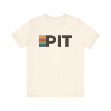 Pittsburgh, Pennsylvania tee - PIT t shirt retro stripes