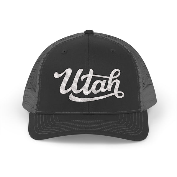 Utah Snapback Trucker Cap - Embroidered Utah Hat