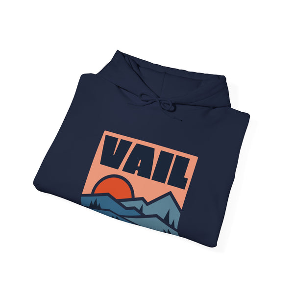 Vail, Colorado Hoodie - Unisex Mountain Vail Hoodie Graphic Sweatshirt