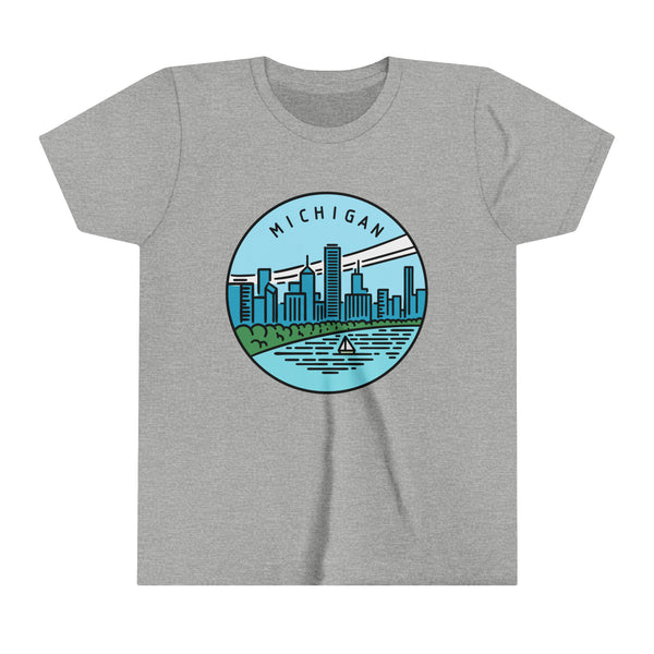 Michigan Youth T-Shirt - Unisex Kids Michigan Shirt