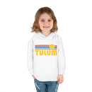 Tulum, Mexico Toddler Hoodie - Retro Sunrise Unisex Tulum Toddler Sweatshirt-20