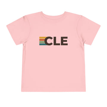 Buy pink Cleveland, Ohio Toddler Tee - CLE Kids T Shirt