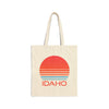 Idaho Cotton Canvas Idaho Tote Bag - Retro 80s