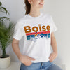 Boise, Idaho Shirt - Mountain Sunset Unisex Boise T-Shirt